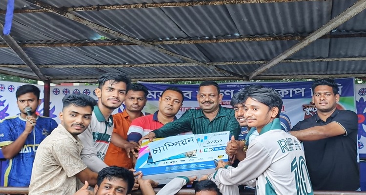 তরুণ প্রজন্মের শারীরিক ও মানসিক বিকাশে খেলাধুলার গুরুত্ব অপরিসীম:আশরাফুর রহমান বাবু