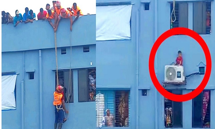 মাদ্রাসা থেকে পালাতে গিয়ে এসির আউটডোরে আটকে পড়ে শিক্ষার্থী, অতঃপর…