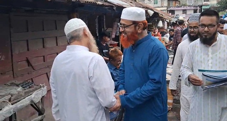 ৫ দফা দাবি আদায়ে জামায়াতের গনসংযোগ