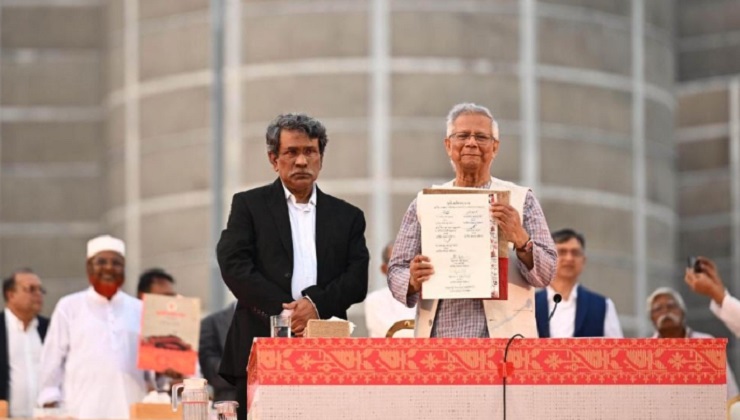 জুলাই সনদে স্বাক্ষরের মাধ্যমে নতুন বাংলাদেশের সূচনা হলো: প্রধান উপদেষ্টা